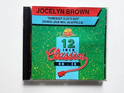 Jocelyn Brown - Somebody Else's Guy RARE CD Single 3 Remixes Acapella OOP - Image 1 of 3