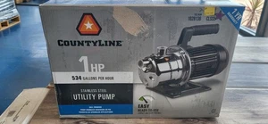 CountyLine 1 HP 115V Electric Stainless Steel Transfer Utility Pump CLSS5 - Picture 1 of 1