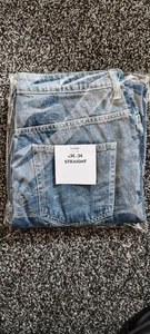 Mens Jeans Straight Regular Fit Heavy Denim FREE POSTAGE - Picture 1 of 5