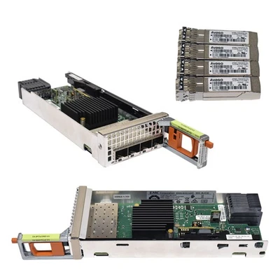 EMC VMAX SLIC30 303-235-102B-02 4-Port 10G SFP+ I/O Module 4 x Mini GBICs - Image 1 of 4