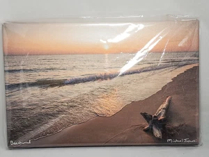 Michael Jasinski Beachwood Foto Giclée auf Leinwand Sonnenuntergang Strand Küste Deko - Bild 1 von 9