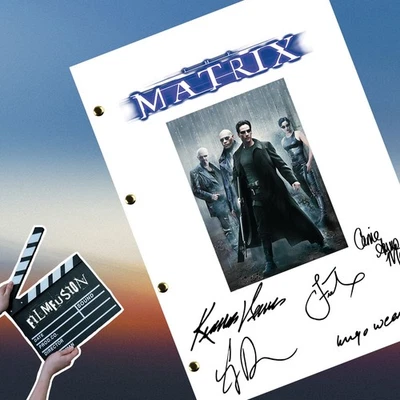 The Matrix / Film Movie Transcript / Script / Screenplay Autographed Reprint - Image 1 of 3