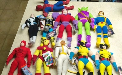 Vtg 2001-03 Marvel Kellytoy Plush W/Tags Lot Wolverine Storm Punisher Daredevil - Image 1 of 4