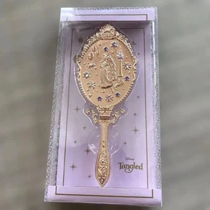 Disney Prinzessin Rapunzel Handspiegel gold lila verworren Haarbürste Accessoire - Bild 1 von 12