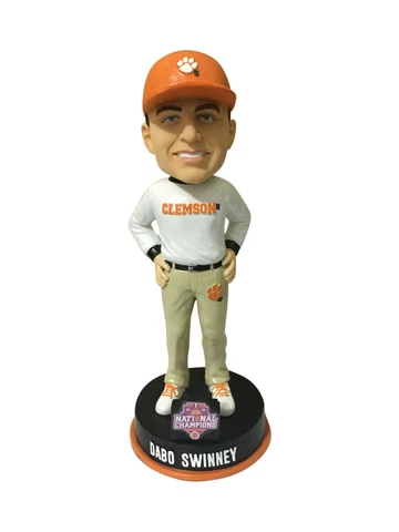Clemson Tigers Dabo Swinney 2016 National Champions Bobblehead NCAA Cover