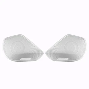 For Honda Accord 2018-22 Silver Titanium Inner Door Speaker Frame Cover Trim 2p - Picture 1 of 5