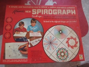 PRE-OWNED Vintage SPIROGRAPH SET By KENNER Drawing GAME/TOY - 1967 - Picture 1 of 5
