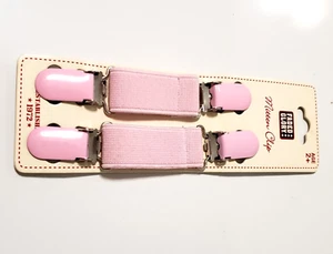 Girls Kids Children Infant Mitten Glove Clips Pink 1 Pair 2+ Faded Glory - Picture 1 of 4