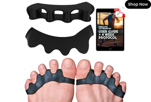 VYCE PrimalStep Toe Separators Gel Orthotic S/M – Foot Pain Relief & Alignment - Picture 1 of 6