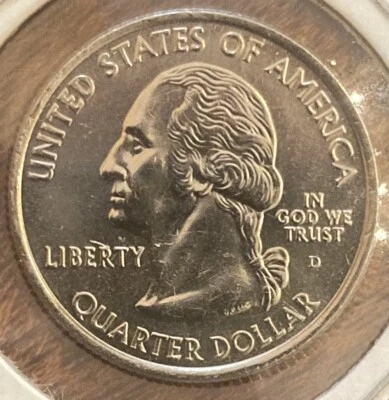 2007 D Montana State Quarter  BU from mint roll - Image 1 of 3