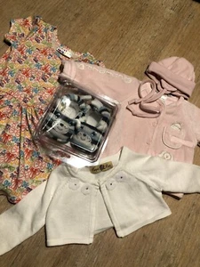 babykleidung mädchen Paket Neuwertig Nie Getragen Kleid Purple Rose Jacky Baby - Bild 1 von 6