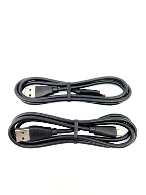 2-Pack Micro USB Charger Fast Charge 3 ft Cable Samsung Motorola Nokia LG Black - Image 1 of 4