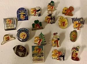 Lote De Colección Gran Trabajo 2+7 Insignias Prendedor Calgary Canadá Lote Raro - Excelente Precio - Imagen 1 de 9