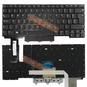 Teclado retroiluminado húngaro con trackpoint para Lenovo Thinkpad E14 Gen2 Gen3 Gen4 - Imagen 1 de 5
