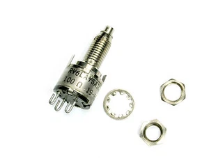 Clarostat leitfähiges Kunststoff 100 Ohm Linearpotentiometer, 0,5 Watt 0,125 Welle POT - Bild 1 von 1