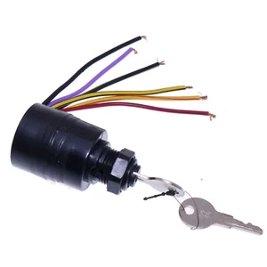 Ignition Key Switch 6 Wire for Mercury Outboard 87-88107 7-1155 Boat Motor - Picture 1 of 5