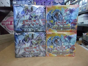 YU GI OH (2) BATTAGLIE DELLA LEGGENDA MONSTER MAYHEM + (2) SCATOLE INTUITIVE ALLEANZA - Foto 1 di 1