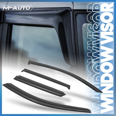 Deflector de ventilación protector de lluvia solar para ventana de 4 piezas para Mitsubishi Montero 1992-2000 Foto 1 de 4