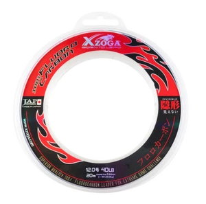Xzoga 100% Fluorocarbon Invisible Fishing Leader Clear Line 40lb/20m 0.60mm JAP - Picture 1 of 2