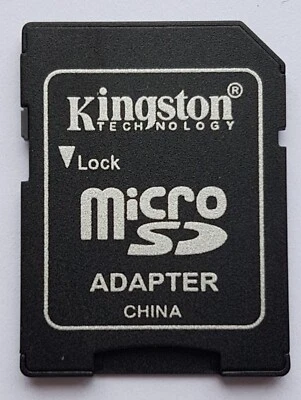 Memory Card Adapter ~ SD to MicroSD / MicroSDHC / MicroSDXC ~ Kingston - Image 1 of 2