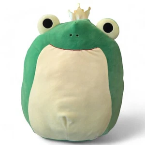 Squishmallow 16" Baratelli the Frog Prince Plush Pillow Walgreens Exclusive - Picture 1 of 3