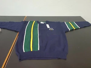 NWT Izod Vintage Deadstock Mens Medium Golf Sweater Embroidered - Picture 1 of 10