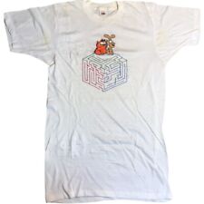 Vintage Garfield Tag Large Fits Small White T-Shirt Odie Maze T Shirt USA Made