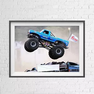 MONSTER JAM TRUCK BIG FOOT CLASSIC POSTER PICTURE PRINT Size A5 to A0 *NEW** - Foto 1 di 14