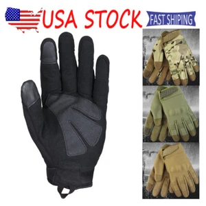 Tactical Military Full Finger Gloves Touch Screen Joints Protection Gloves - Picture 1 of 15