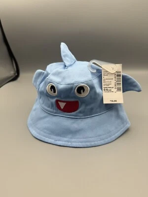 Sombrero cubo tiburón azul lugar para niños 0-6 m Foto 1 de 2