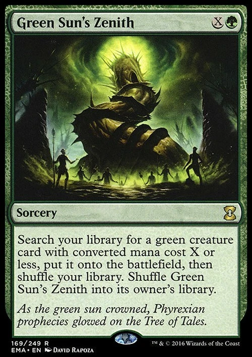 Green Sun's Zenith ~ Eternal Masters [ NearMint ] [ Magic MTG ] - Image 1 of 1