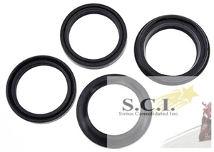 YAMAHA VMX12 V-Max YZF-R1 YZF-R6 VN1600 ZX1400 FORK SEAL SEALS DUST SEAL KIT - Picture 1 of 3