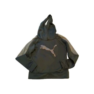 Boys Black Puma Hoodie - Picture 1 of 9