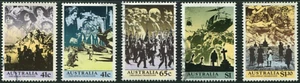 Australia The Anzac Tradition 1990 conjunto de 5 buenos a fin usados - Imagen 1 de 1