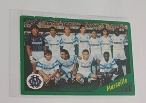 Image Sticker Cromo n°91 Equipe Team MARSEILLE OM Papin Cantona FOOT 91 PANINI - Foto 1 di 6
