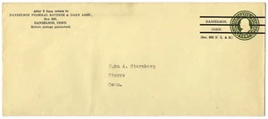 1 Cent Franklin Precanceled Large Envelope Willimantic Connecticut U400 - Bild 1 von 2