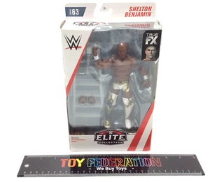 Figura de acción de lucha libre Mattel WWE Elite 63 SHELTON BENJAMIN con baúles blancos - Imagen 1 de 7