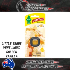 Little Trees Air Freshener Vent Liquid Golden Vanilla - Car Truck Home Office - Picture 1 of 1