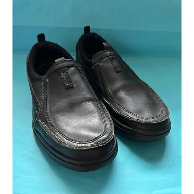 Timberland Black Slip on Loafers Sensor Flex Comfort System Leather Men's 11.5 - Image 1 of 4