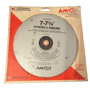 Vermont American AM Cut Sperrholzverkleidung Sägeblatt A64714 7-7 1/4" neu versiegelt - Bild 1 von 8