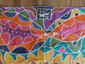 Foxys Jost Van Dyke BVI Authentic Tablecloth Margie Magic 40x66 Vintage Rare - Bild 1 von 5