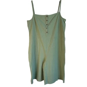 Free People Free-est Strampler Overall Salbeigrün Loose Fit Leicht Größe M - Bild 1 von 10