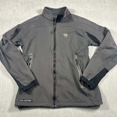 Chaqueta Mountain Hardwear Para Hombre Grande Gris Negro Gore Windstopper Poliéster Foto 1 de 4