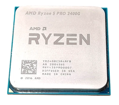 AMD Ryzen 5 PRO 2400G YD240BC5M4MFB 3.60GHz 4-Core 4MB 45-64W AM4 CPU - Image 1 of 4