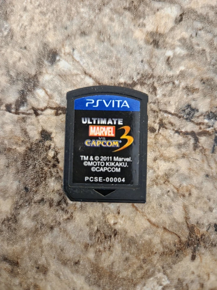 Ultimate Marvel vs Capcom 3 Sony PS Vita Video Game Card Authentic - Image 1 of 1
