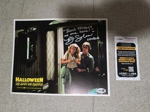 HALLOWEEN  ORIGINAL GERMAN  LOBBY CARD  Auto'd Signed by PJ Soles CGC x JSA - Picture 1 of 6
