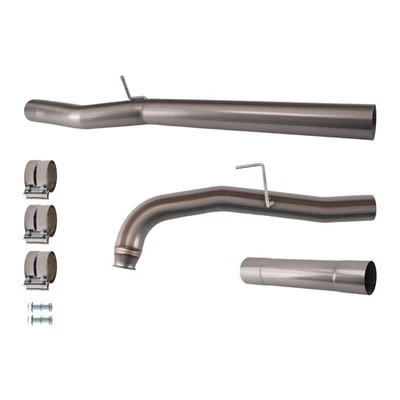 Direct Fit Muffler Kit for Chevy Silverado GMC Sierra 6.6L 2011-2015 Silver - Изображение 1 из 4