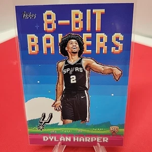 Dylan Harper 2025-26 Topps Basketball 8-bit Ballers Rookie Insert Card #8B-32 - Picture 1 of 2