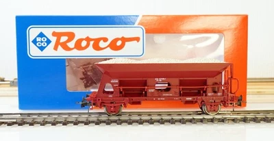 ROCO 46676 ECHELLE HO 1/87 CFL WAGON TREMIE MINERALIER Ukk + BOITE - Photo 1/4