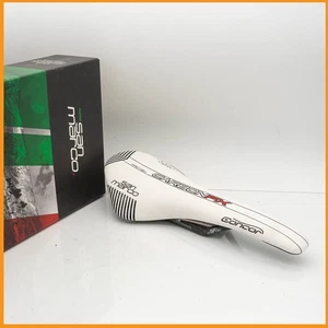 NOS SAN MARCO CONCOR CARBON FX PROTEK SADDLE NARROW VINTAGE ROAD BIKE SEAT WHITE - Picture 1 of 10